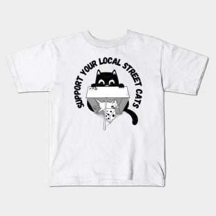 Support Your Local Street Cats Kids T-Shirt